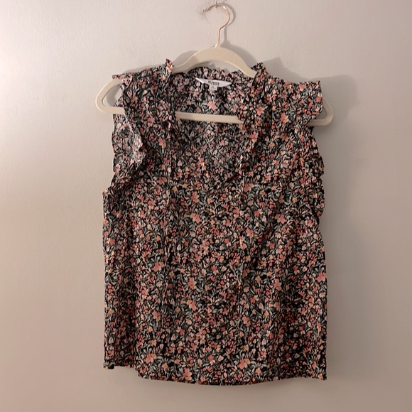 Revolve NWT BB Dakota Steve Madden Ditsy Top Floral Black Liberty London Small - Picture 2 of 3